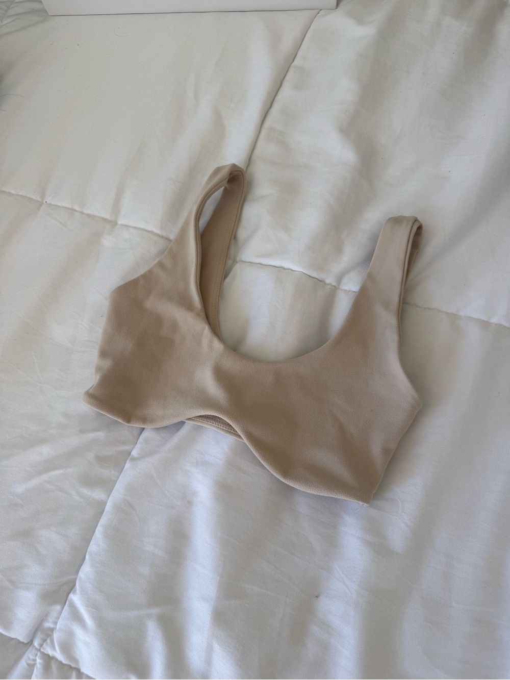 Joah Brown Neutral Scoop Wireless Bralette - Beige